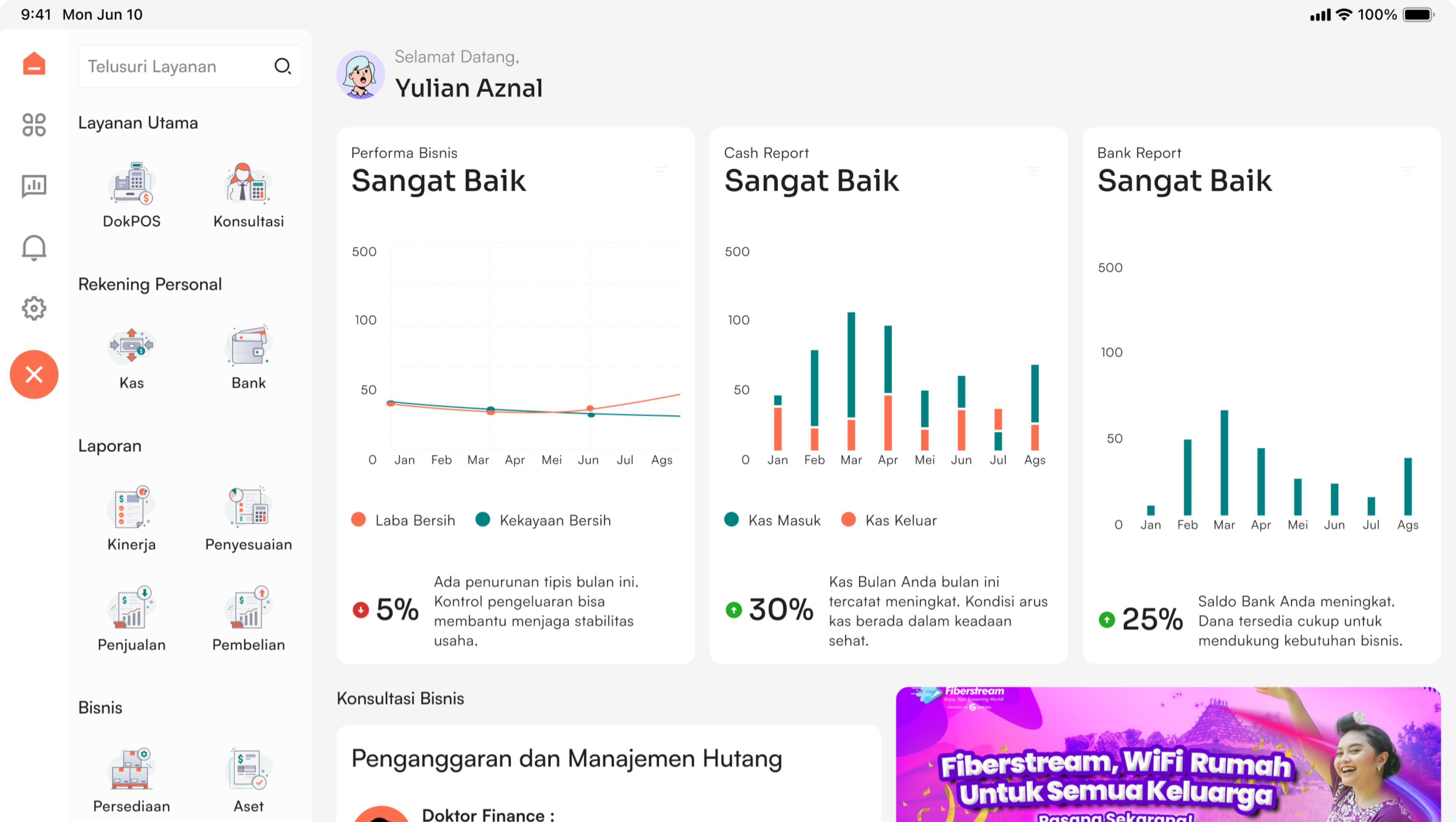Dokfin Dashboard